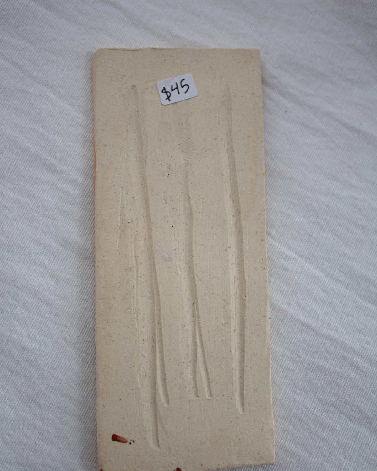 Mini Coral Orange Daylily 2 inch x 5 inch Ceramic Tile No. 34