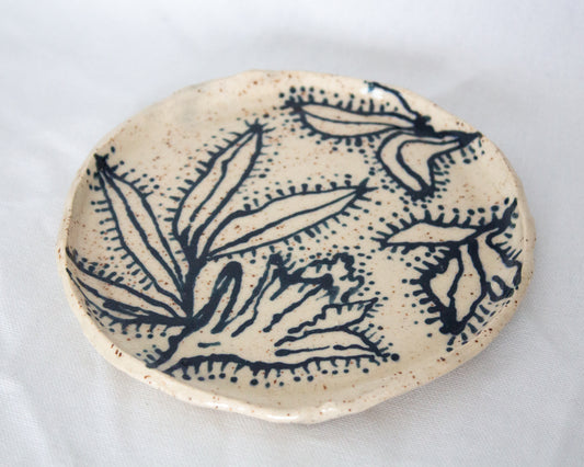 Black and White Hand Painted Tray No. 2