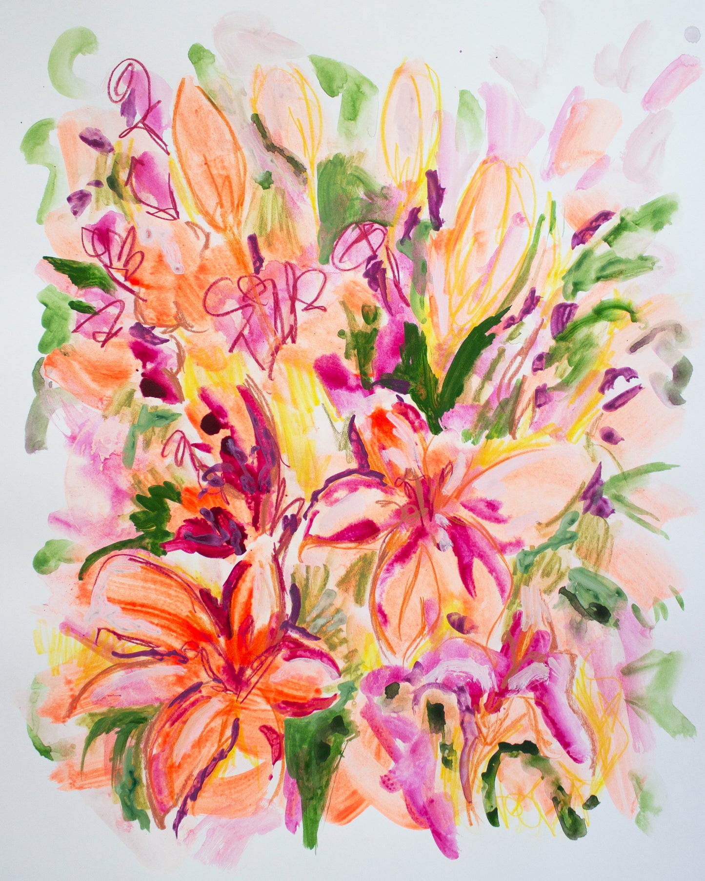 Floral Archival Print 8 x 10