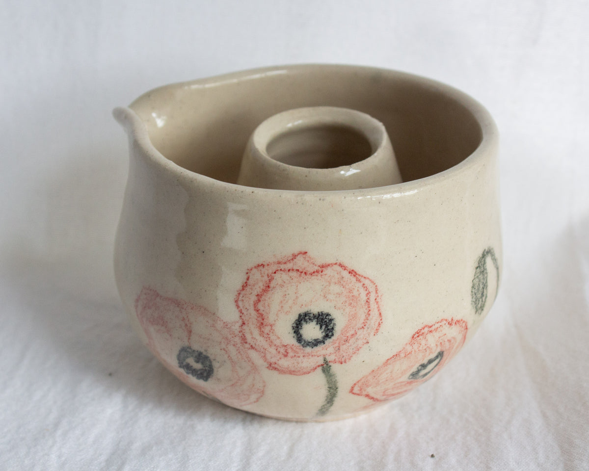 Hand Drawn Poppy Matcha Set No. 29