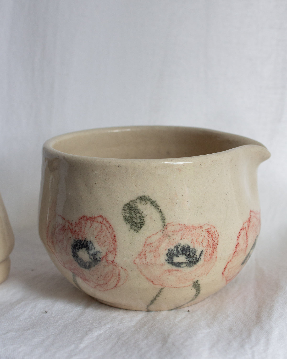 Hand Drawn Poppy Matcha Set No. 29