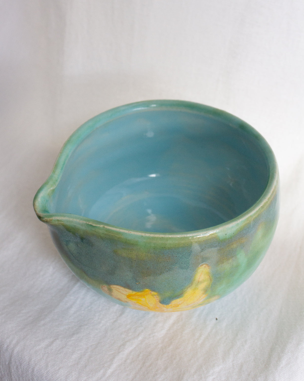 Hand Painted Daffodil Matcha Set No. 27