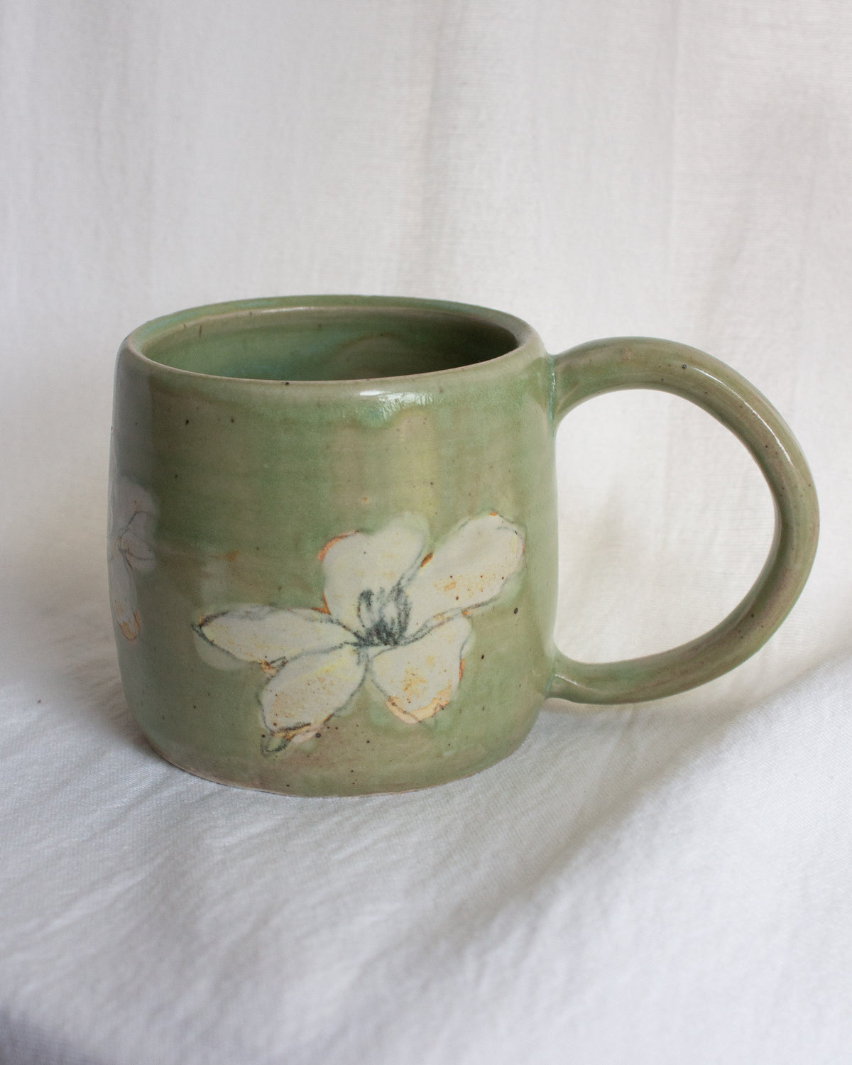 Hand Painted Lily Mug No. 19