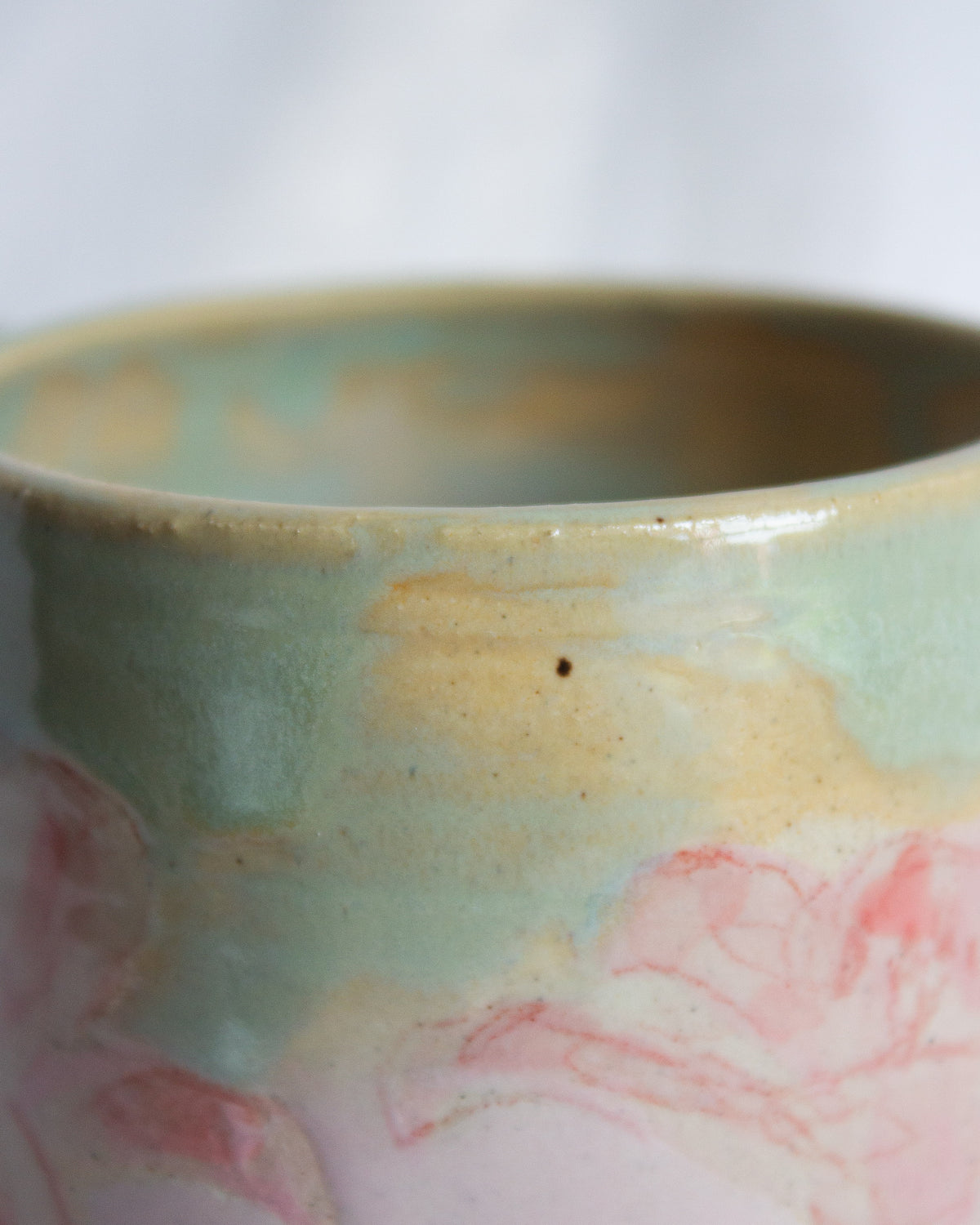 Hand Painted Lily Mug No. 10
