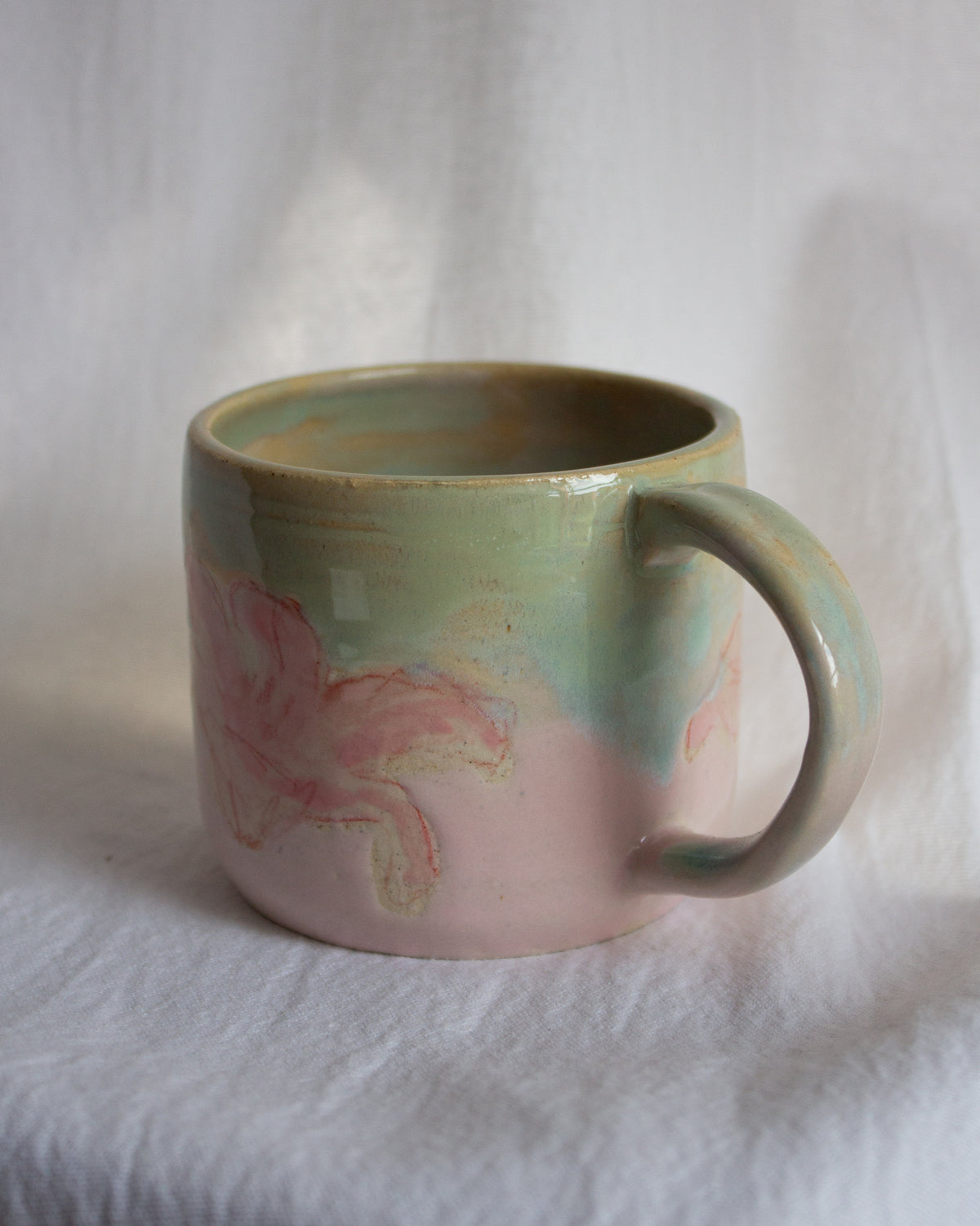 Hand Painted Lily Mug No. 10