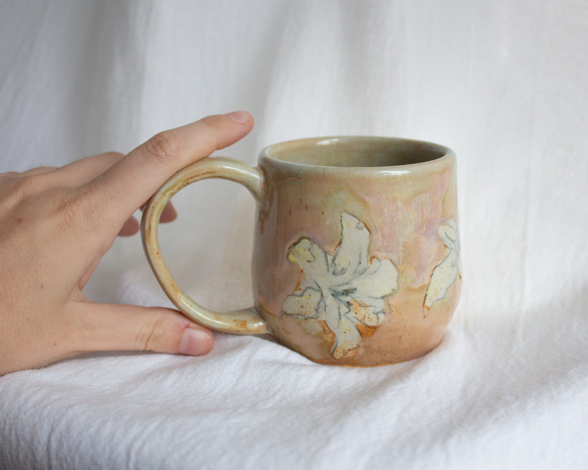 Hand Painted Lily Mug No. 1