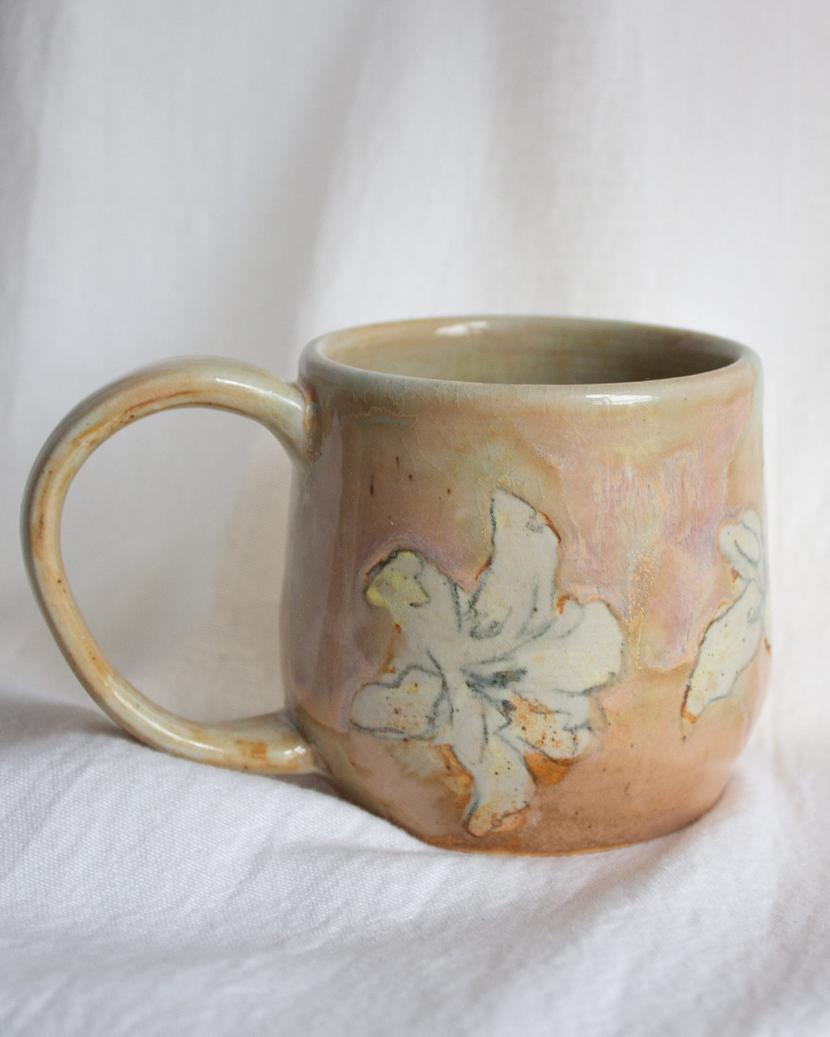 Hand Painted Lily Mug No. 1