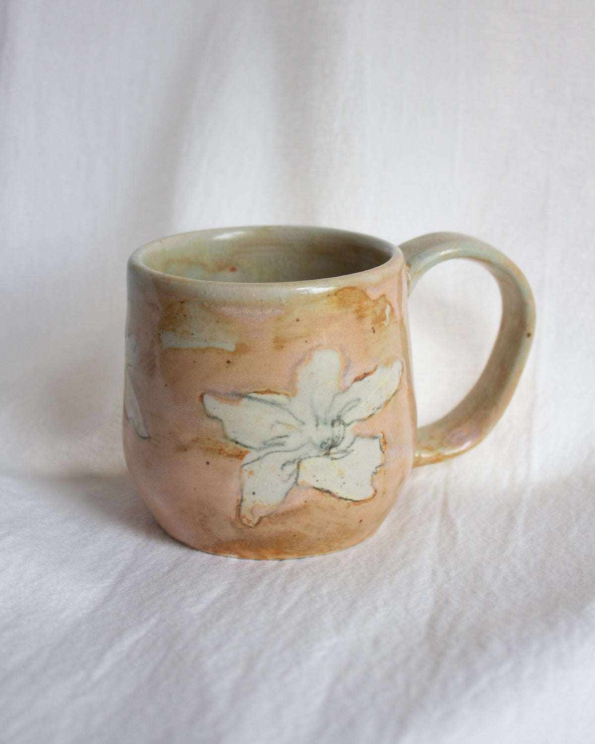 Hand Painted Lily Mug No. 1