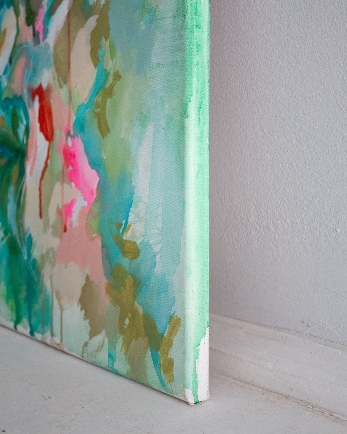Abstract Painting on Canvas No. 2, 24 in. x 36 in.