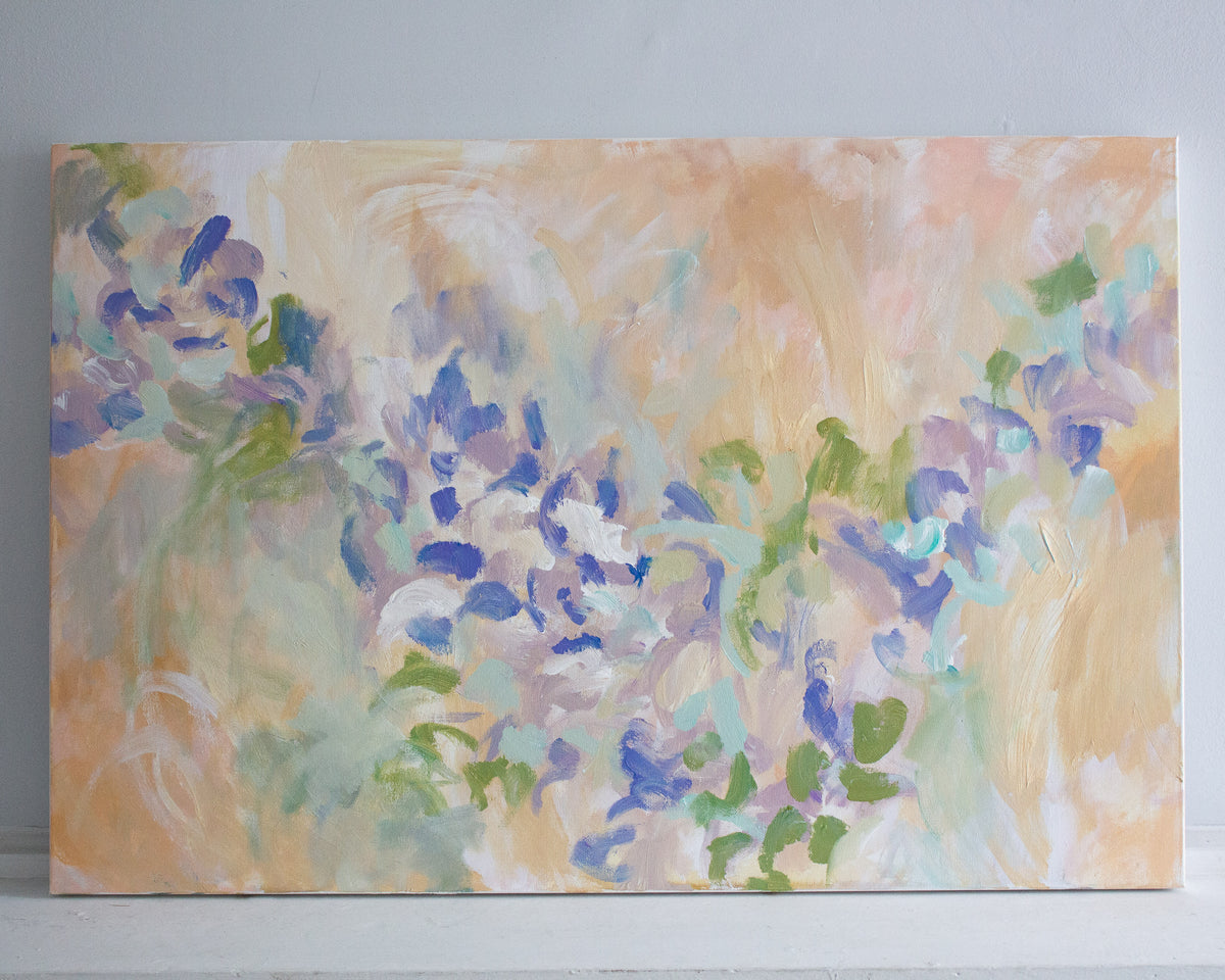 Abstract Painting on Canvas No. 1, 24 in. x 36 in.