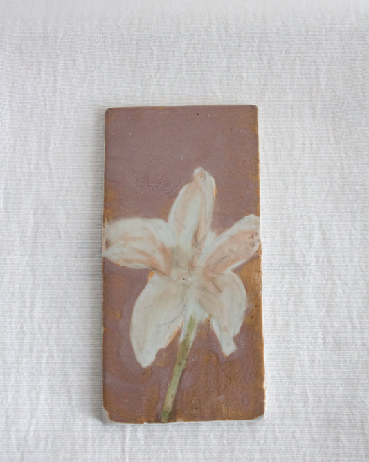 Lavender 3 inch x 6 inch Ceramic Test Tile No. 32