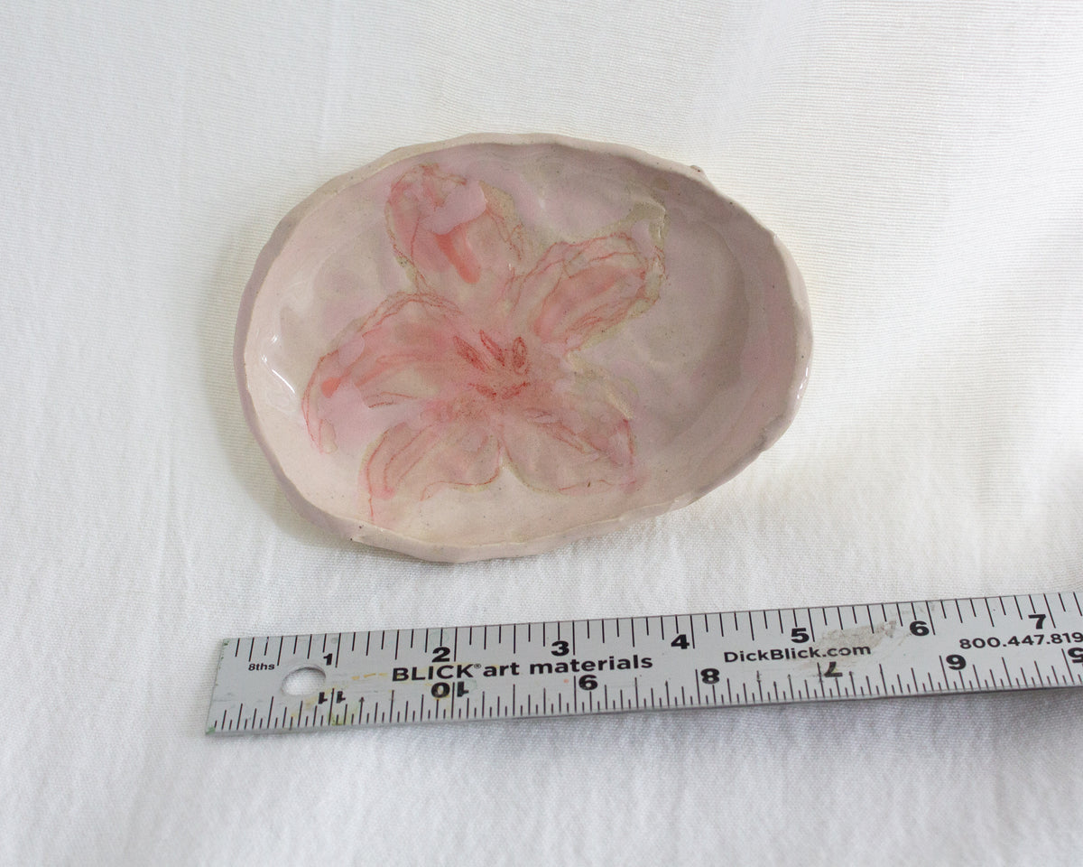 Small Pink Lily Tray No. 63