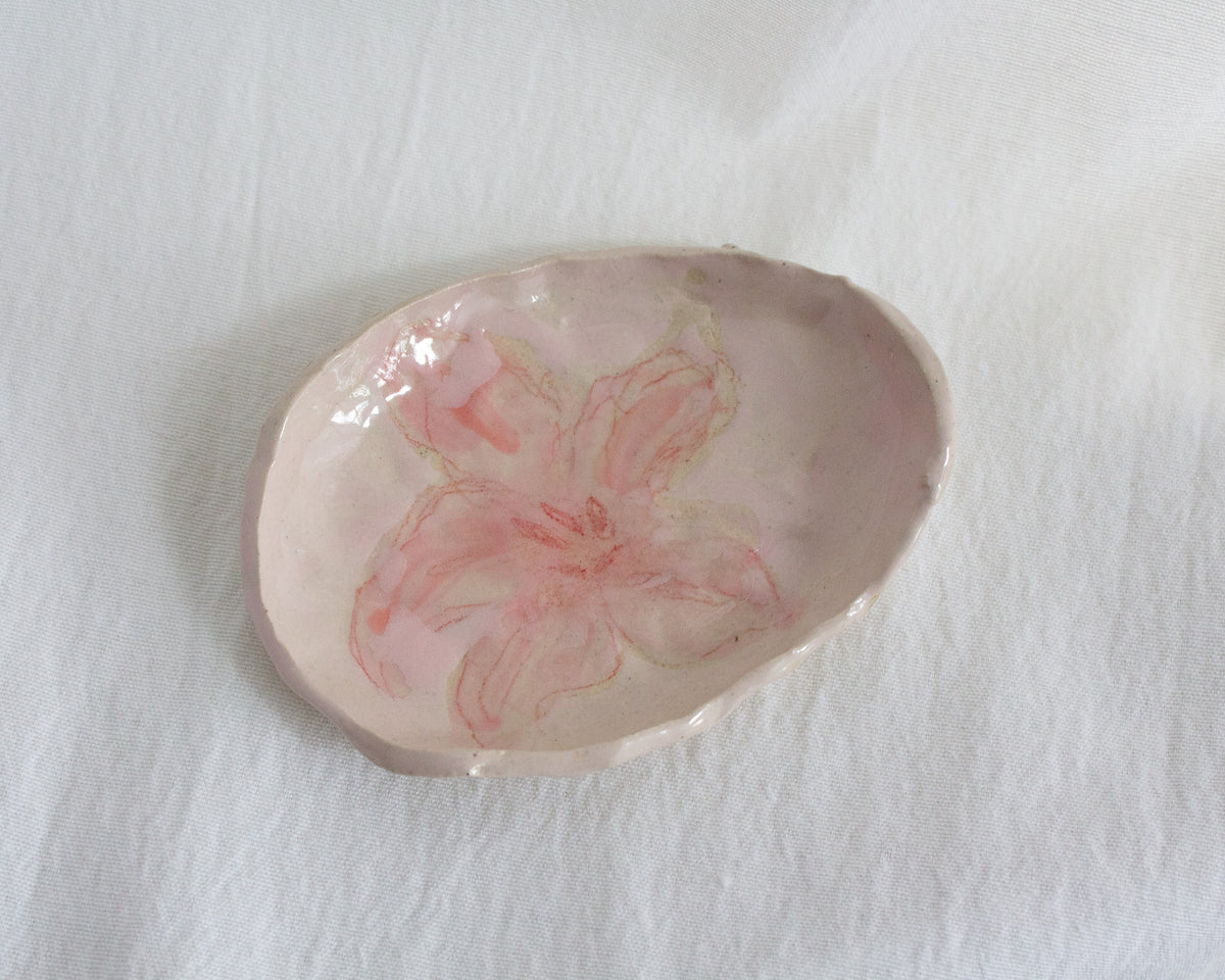 Small Pink Lily Tray No. 63