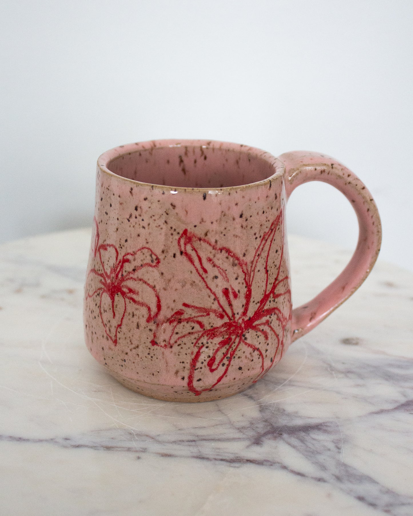 Pink Hand Drawn Mug No. 8