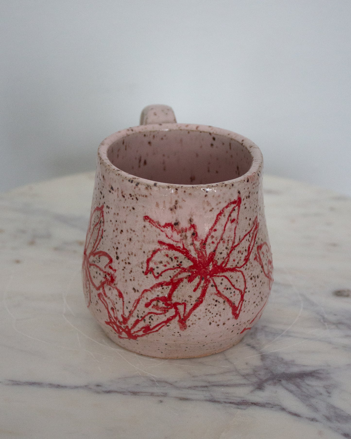Hand Drawn Pink Mug No. 13
